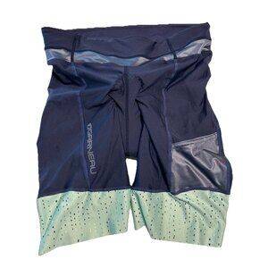 Louis Garneau Women Medium Padded Gel Shorts Cycling Bike Triathlon Pocket